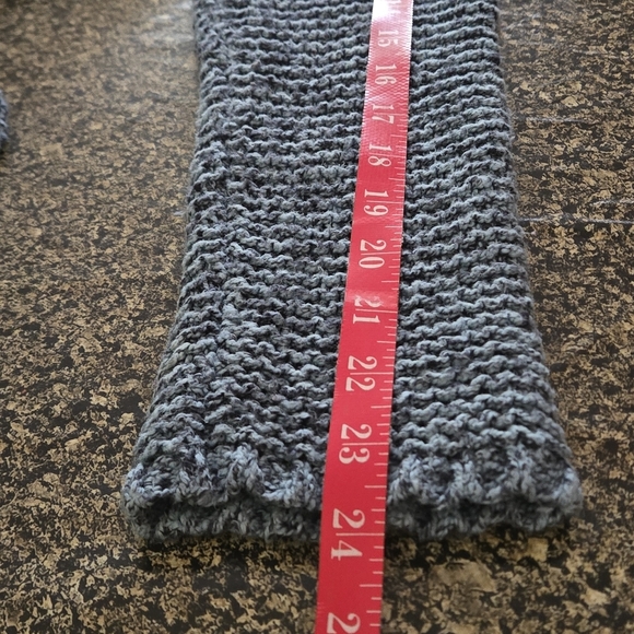 J.Jill Pure Jill Women's Blue Knit Sweater Tunic Length Hi Lo Hem Women M - Picture 9 of 12